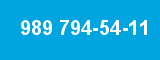 989 794-54-11 989 794-54-11